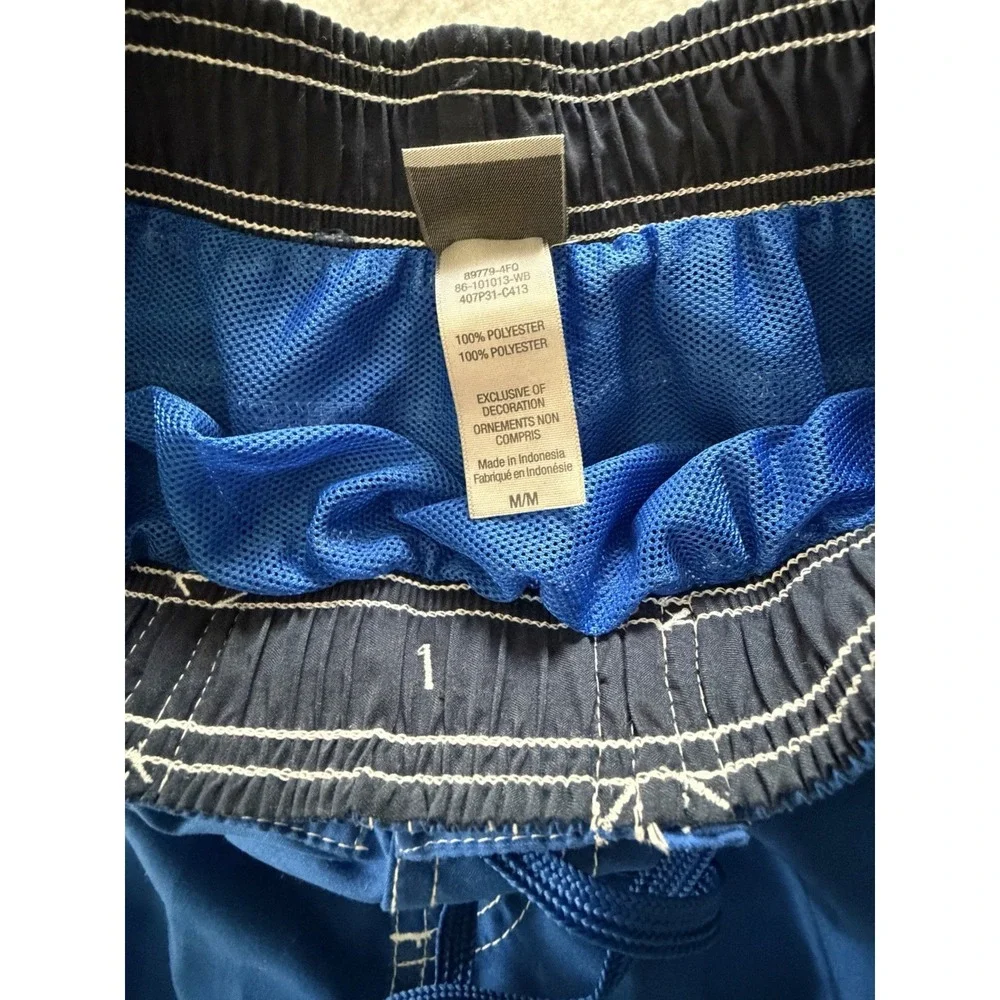 Champion Men's Swim/ Board Shorts With Liner Vibrant Blue Color Size M